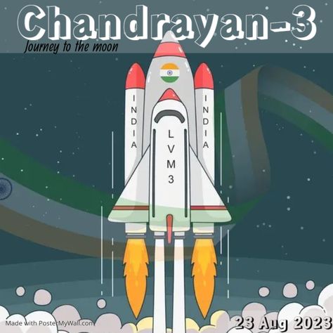 Chandrayan-3 (1) Chandrayan 3 Rangoli, Chandrayan 3 Poster, Chandrayan 3 Poster Drawing, Chandrayan 3 Drawing, Chandrayan 3, Emoji Nails, Dream Drawing, Wedding Drawing, Drawing Competition