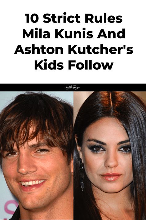 Young Ashton Kutcher, Mila Kunis Ashton, Mila Kunis Ashton Kutcher, Mila Kunis Style, Parenting Rules, Ashton Kutcher, Entertainment News Celebrities, Smart Parenting, That 70s Show