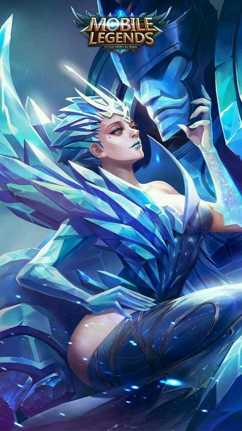 Aurora_Queen of the North Bruno Mobile Legends, Miya Mobile Legends, Alucard Mobile Legends, Legend Games, The Legend Of Heroes, Hero Wallpaper, Diamond Free, Free Hd Wallpapers, Bang Bang