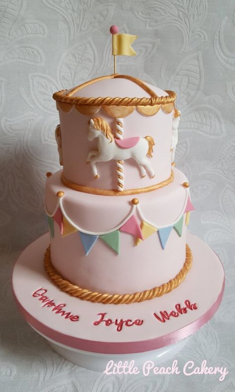 Summer Party Cake, Horse Birthday Cake, Hedgehog Cake, Succulent Cake, Carousel Cake, Carousel Birthday, Vanilla Fudge, Cake Maker, Cake Decorator