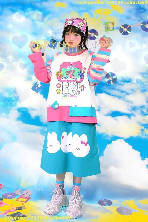 Candy Core Outfits, Athstetic Outfits, Candy Core, Core Outfits, Silly Clothes, Daily Fashion Inspiration, Gyaru Fashion, Funky Outfits, Tokyo Fashion