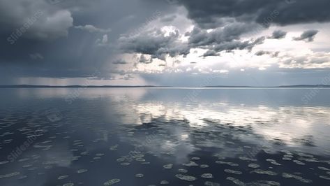 dark sun with rain clouds reflect on water Professional Ppt, Dark Sun, Ppt Background, Water Background, Slide Background, Powerpoint Background, Rain Clouds, Google Slides Themes, Backgrounds Free