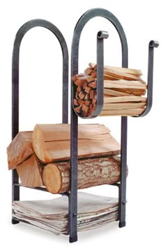 Firewood... I really, really, really like this.   Now, if I can figure out where to put the fire tools on it, this would be PERFECT! Indoor Firewood Rack, Welded Art, Firewood Racks, Welding Jobs, Firewood Rack, Firewood Storage, Diy Welding, Welding Table, Metal Welding