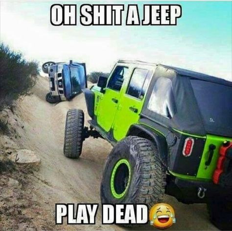 :) Jeep Jokes, Funny Truck Quotes, Ford Jokes, Jeep Humor, Truck Memes, Truck Quotes, 4x4 Parts, Green Jeep, Jeep Girls