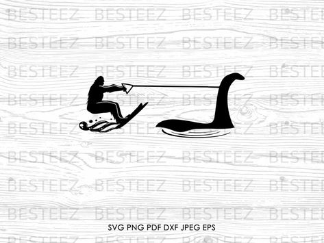 Loch Ness Monster Painting, Big Foot Drawing, Big Foot Tattoo, Nessie Tattoo, Big Foot Art, Sasquatch Tattoo, Lochness Monster, Bigfoot Art, Monster Tattoo