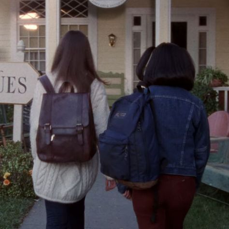 Rory And Lane, Lane Kim, Girls Together, Rory Gilmore, Lucky Star, Gilmore Girls, Mochi, Leather Backpack, Aura