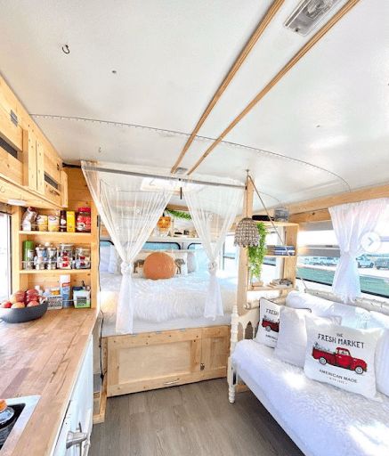 Short Bus Conversion Ideas, Bus Conversion Ideas, Short Bus Conversion, Short School Bus, Bus Remodel, Skoolie Conversion, School Bus Tiny House, School Bus Camper, School Bus House