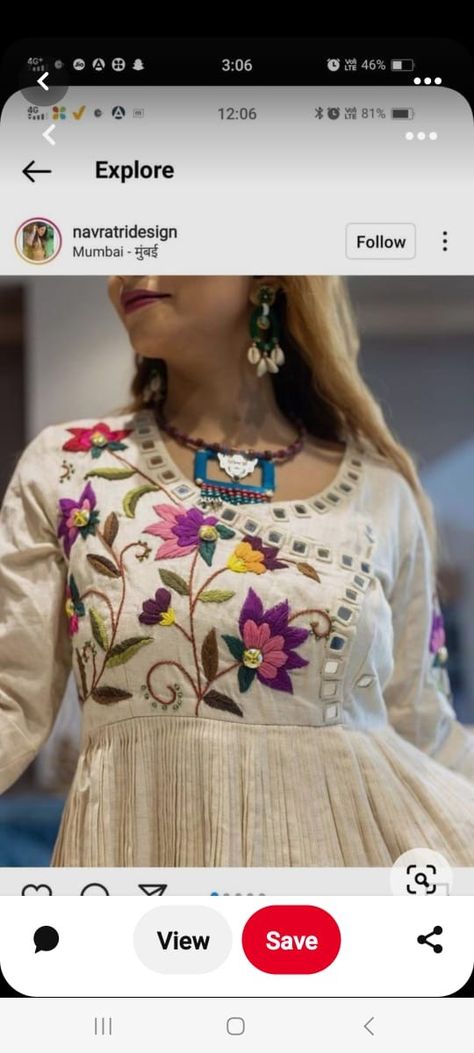 Kurti Designs, Flowers