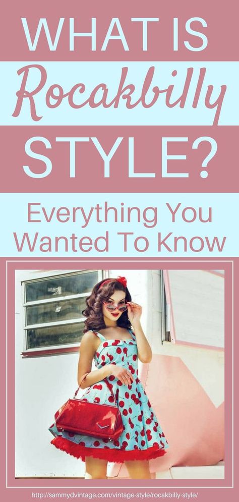 What Is Rocakbilly Style? Everything You Wanted To Know Rockabilly Outfits For Women, 50s Fashion Women, Rockabilly Fashion Outfits, 50s Rockabilly Fashion, Rockabilly Fashion Plus Size, Rock A Billy Fashion, Vintage Capsule Wardrobe, Vintage Outfits 50s, Rockabilly Looks