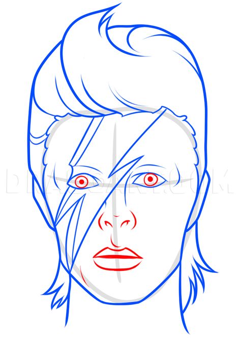 How To Draw David Bowie, David Bowie Painting Easy, Lunch Note Ideas, Music Art Diy, Trace Drawing, David Bowie Space Oddity, Acrylic Paint Ideas, Record Ideas, Painted Vinyl Records