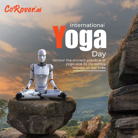 🌟 Happy International Yoga Day! 🧘‍♀️🌈 Let's come together, find our inner peace, and embrace the transformative power of yoga. Take a moment to nourish your mind, body, and soul. Wishing you a day filled with harmony and well-being. 🌿🙏 #InternationalYogaDay #YogaForAll #CoRoverWellness #CoRover Happy International Yoga Day, Yoga For All, Yoga Music, International Yoga Day, Yoga Day, Mind Body And Soul, Creative Ads, Body And Soul, 25th Anniversary