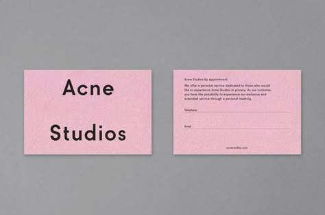 Typographie Logo, Acne Studio, Self Branding, Vip Card, 카드 디자인, Fashion Logo Design, Visiting Cards, New Energy, Home Logo