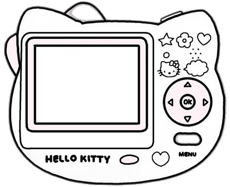 Hello Kitty Camera Png, Hello Kitty Camera, Camera Png, Hello Kitty Phone, Paper Dolls Diy, Dramatic Play, Paper Cutout, Paper Dolls, Profile Picture