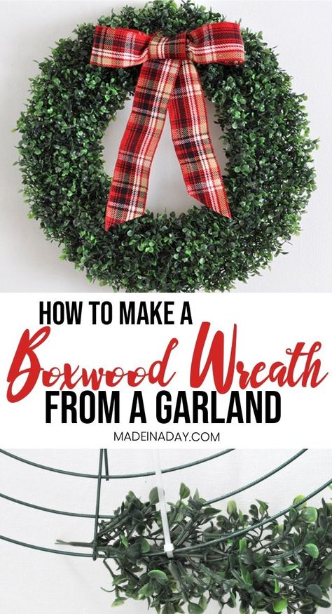 Galvanized Tin Walls, Christmas Boxwood, Boxwood Wreath Christmas, Cheap Wreaths, Boxwood Wreaths, Boxwood Garland, Faux Boxwood, Wire Wreath Forms, Boxwood Wreath