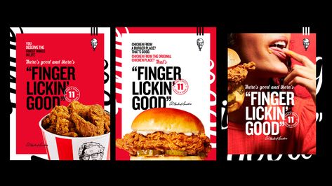 KFC Pitch on Behance Kfc Advertisement Poster, Kfc Poster Design, Kfc Social Media Design, Kfc Advertising, Kfc Ads, Kfc Poster, Kfc Design, Design Cibo, Burger Places