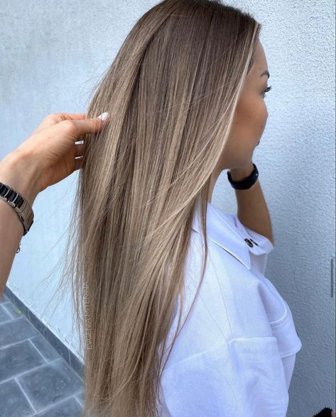 Balayage Straight Hair, Haircuts For Round Faces, Perfect Blonde Hair, Rambut Brunette, Colour Correction, Hair Colouring, Brown Hair Inspo, Brunette Hair With Highlights, Dyed Blonde Hair