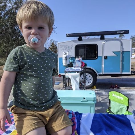 Here is a tour of our Runaway Rangerunner - only 6x8 feet! 🥾🌲🐿️ Runaway Camper, Tiny Camper, So Excited, Take A, To Share, Camping, The Creator