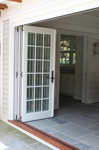 pool house doors Gorgeous Patio, Indoor French Doors, Sliding Glass Doors Patio, Doors Ideas, Patio Fireplace, French Doors Patio, Sliding Patio Doors, Building A Pool, Patio Door