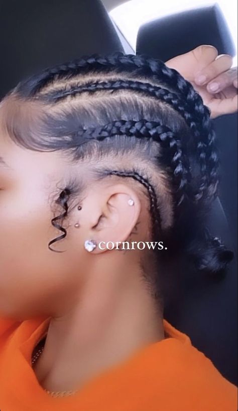 Side Of Ear Piercing, Side Face Piercing, Side Of Face Piercing, Cute Piercings Ideas, Pretty Piercings, Hair Styles For Black Women, Face Piercings, Feed In Braids Hairstyles, Piercings For Girls