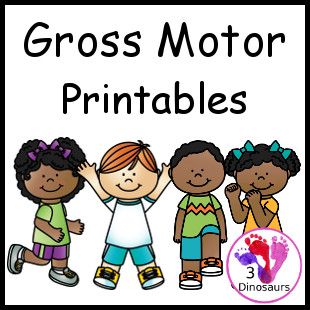 3 Dinosaurs - Gross Motor Printables Gross Motor Indoor Activities Preschool, Preschool Gross Motor Activities Indoor, Preschool Gross Motor Activities, Preschool Gross Motor, Gross Motor Skills Activities, Gross Motor Activities For Preschoolers, Gross Motor Activities For Toddlers, Preschool Family Theme, Preschool Homework