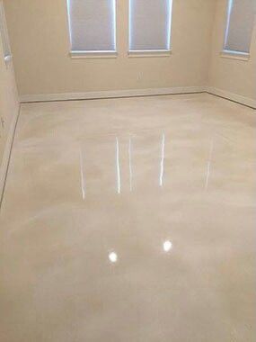 Beige Epoxy Floor, Tiles Design For Hall, Epoxy Tiles, Living Room Tiles Design, Concrete Floors In House, High Gloss Floors, Room Tiles Design, Epoxy Floor Designs, Marble Flooring Design