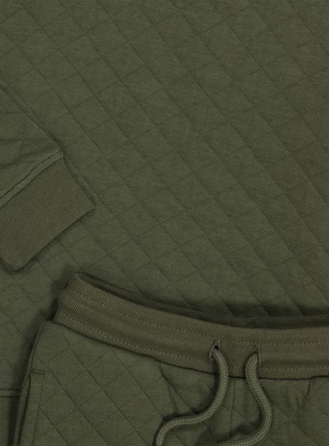 They'll look so dinky in this on trend khaki sweat set with little hand pockets for storing tiny toys. The quilted design adds extra pizzazz and our khaki light up trainers will be the icing on the catwalk cake (style no: 139001121). Khaki quilted sweat set  1 x Long sleeved sweatshirt  1 x Joggers  Crew neck  Ribbed trims Elasticated waist  2 Hand pockets Cotton rich  Keep away from fire   Material 76% Cotton, 24% Polyester, Exclusive of Trims Care M Tiny Toys, Men Nightwear, Cake Style, Quilted Sweatshirt, Sweat Set, Fashion Cakes, Jacquard Knit, Knit Sweatshirt, Light Up