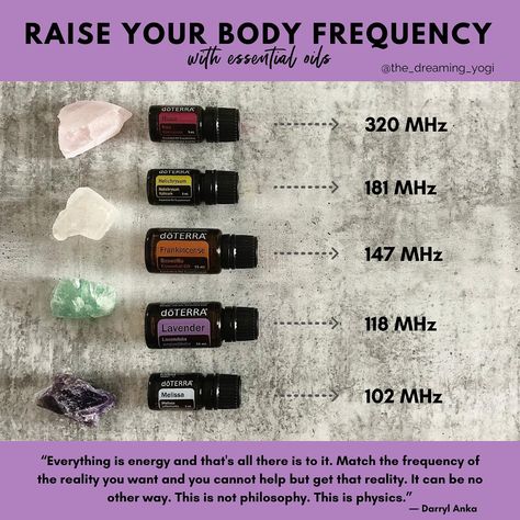 Raise Frequency, Doterra Frankincense, Quotes Meditation, Yoga Energy, Raise Vibration, Essential Oils 101, Doterra Wellness Advocate, Vibrational Frequency, Everything Is Energy