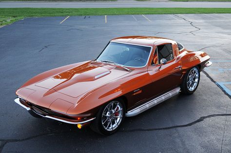 Restomod Cars, 1964 Corvette, C2 Corvette, Old Corvette, Corvette C2, Grease Monkey, Classic Corvette, Chevrolet Corvette Stingray, Corvette Z06