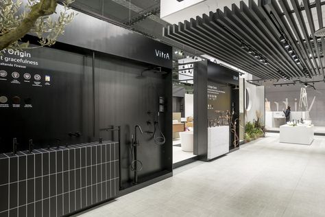 VitrA by Neo Design Showroom Inspiration, Showroom Design, Ceiling Design, Showroom, Design