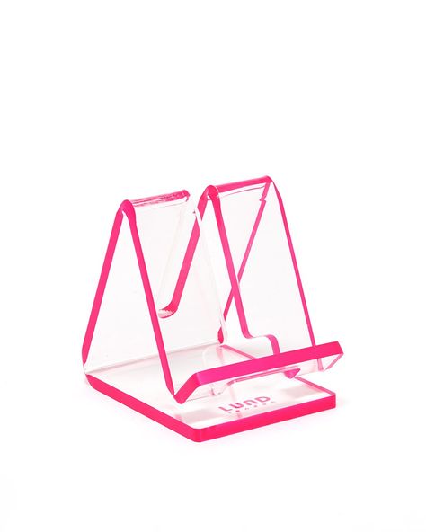 flash tidy acrylic phone holder - pink by lund london - phone holder - ban.do Acrylic Souvenir, Acrylic Products, Adirondack Rocking Chair, Moodboard Ideas, Acrylic Product, Acrylic Phone, Technology Projects, Acrylic Furniture, Project Work