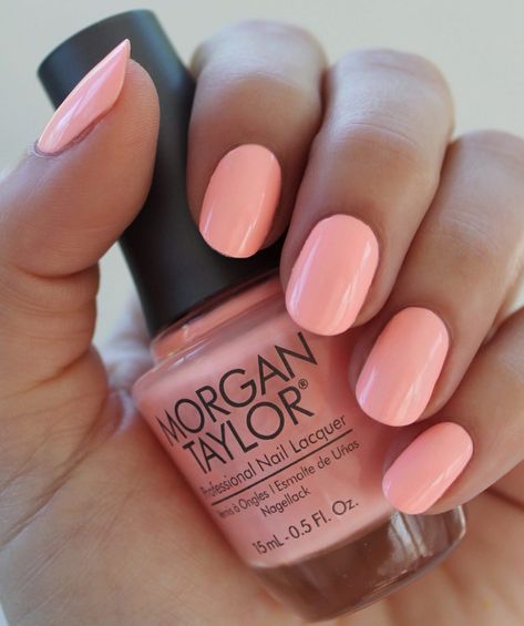 Morgan Taylor 2017 Selfie Summer Collection – Amanda Bella Nail Polish Colors Summer, Orange Nail, Summer Nail Polish, Peach Nails, Purple Nail, Morgan Taylor, Cute Summer Nails, Summer Nails Colors, Nail Designs Summer