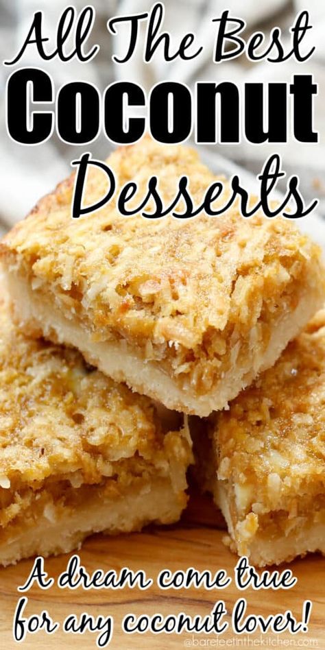 Homemade Coconut Ice Cream, Coconut Cream Pie Easy, Coconut Recipes Dessert, Coconut Pound Cakes, Oatmeal Coconut Cookies, Chocolate Chip Pecan Cookies, Bite Size Cookies, Coconut Peanut Butter, Coconut Desserts