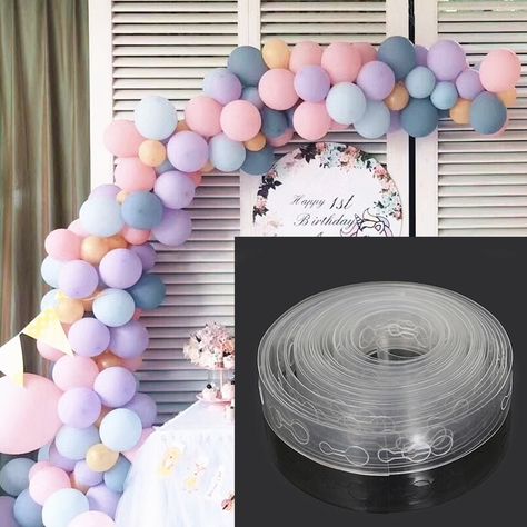 Cheap Ballons & Accessories, Buy Directly from China Suppliers:DIY Latex Balloons Modeling Tool Plastic Balloon Chain 5M Balloon Tie Knob Tool Birthday Party Wedding Decoration Supplies Enjoy ✓Free Shipping Worldwide! ✓Limited Time Sale ✓Easy Return. Tools Birthday Party, Diy Ballon, Christmas Promo, Plastic Balloons, Boy Birthday Decorations, Transparent Balloons, Baptism Decorations, Balloon Chain, Background Decoration