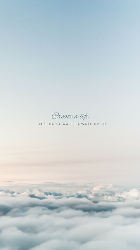 Motto Wallpaper, Cloud Quotes, Dreamscape Architecture, Inspirational Phone Wallpaper, Positive Quotes Wallpaper, Morning Love Quotes, Quote Wallpaper, Inspo Quotes, Good Witch