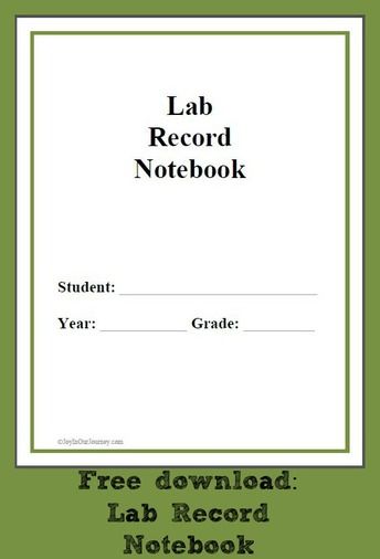 Picture Apologia General Science, Apologia Biology, Lab Notebook, Biology Lab, Notebook Template, Lab Ideas, Emerald Forest, Biology Labs, High School Biology