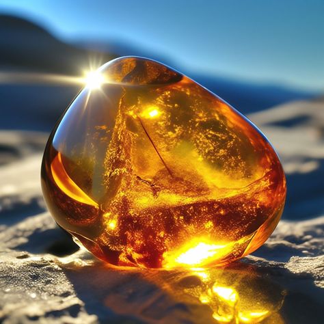 Amber Gemstone Aesthetic, Amber Stone Aesthetic, Amber Color Aesthetic, Amber Aesthetic Color, Dark Blue Autumn, King Paimon, Amber Core, Solar Witch, Amber Aesthetic