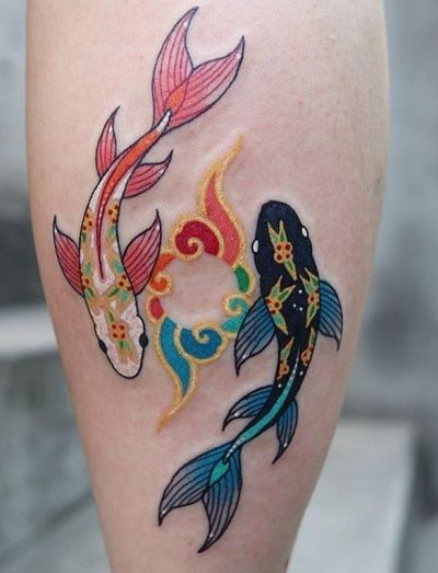 Latest 50 Koi Fish Tattoo Designs with Meaning For Men and Women Fish Tattoo Meaning, Pisces Fish Tattoos, Small Fish Tattoos, Koi Fish Tattoos, Pisces Tattoo Designs, Best Neck Tattoos, Homemade Tattoos, Pisces Tattoos, Tattoo Prices