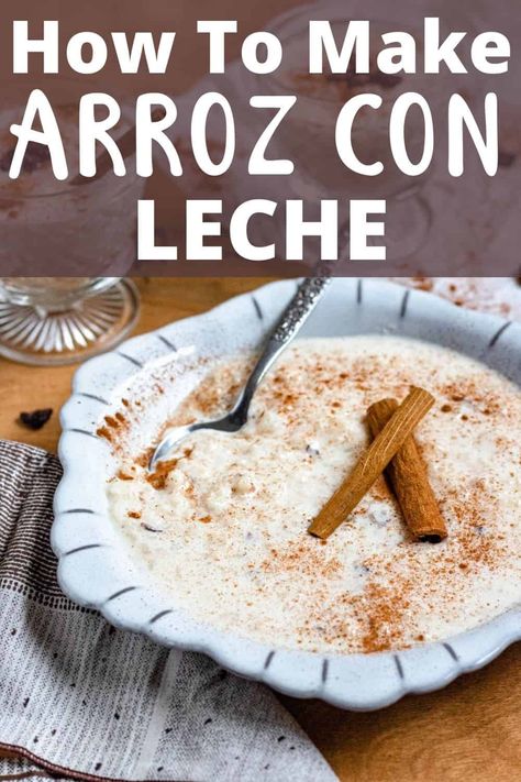 Spanish Rice Pudding Recipe, Mexican Rice Pudding, Milk Pudding Recipe, Peruvian Desserts, Bbq Pitmasters, Rice Pudding Recipes, Spanish Desserts, Most Popular Desserts, Peruvian Cuisine