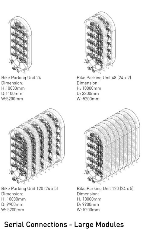 Manifesto Architecture, Bicycle Parking Design, Bike Hanger, Sustainable Transport, Bicycle Parking, Hanger Design, Hotel Architecture, Bike Parking, Parking Design