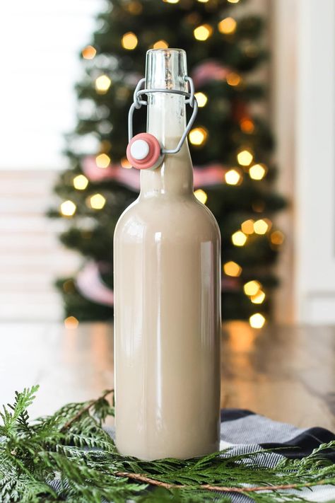 A delicious copycat recipe for Homemade Baileys Irish Cream! Creamy, flavourful and so easy to make. Ready to enjoy in 5 minutes. Baileys Recipes Drinks, Homemade Baileys Irish Cream, Homemade Xmas Gifts, Baileys Irish Cream Recipes, Baileys Drinks, Irish Cream Recipe, Homemade Baileys, Homemade Irish Cream, Baileys Recipes