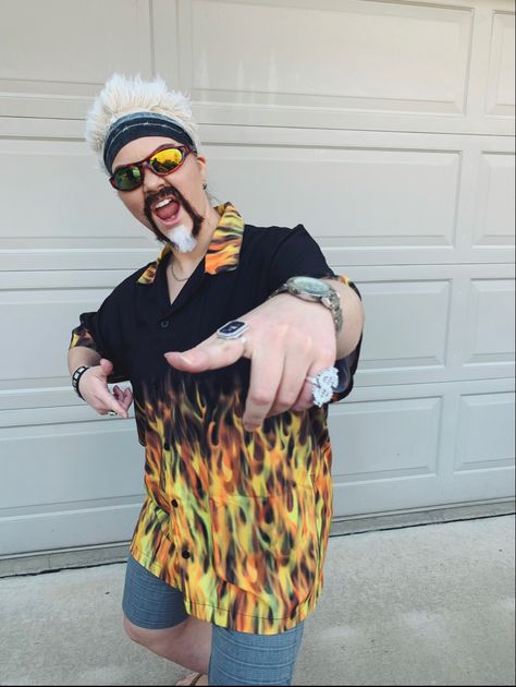 Olympics Costume, Solo Costume, College Halloween, Guy Fieri, Halloween Costume Outfits, Mens Halloween Costumes, Easy Halloween Costumes, Funny Halloween Costumes, Halloween Costumes For Girls