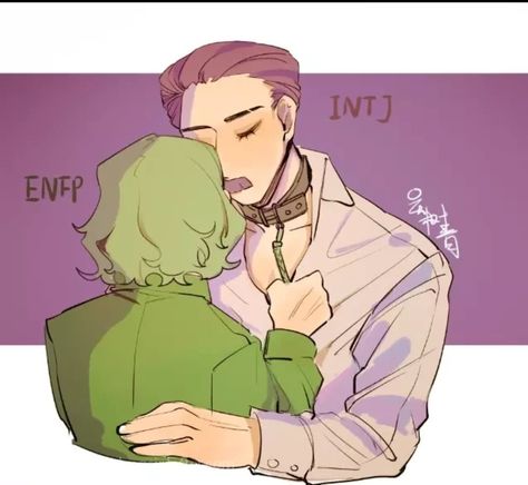 Enfp X Intj Fanarts, Intj Enfp Fanart, Intj Enfp Relationship Fanart, Intj X Enfp Couple, Enfp X Intj Mbti Fanart, Enfp Intj Couple, Enfp X Intj, Enfp Art, Intj Fanart