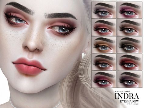 Matte eyeshadow in 30 berry colors. Found in TSR Category 'Sims 4 Female Eyeshadow' Cc Makeup, Mods Sims 4, Sims 4 Cc Eyes, Sims 4 Blog, Sims 4 Black Hair, The Sims 4 Skin, Makeup Cc, The Sims 4 Pc, Eyeshadow For Blue Eyes