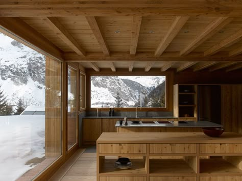 Swedish Chalet, Andermatt Switzerland, Modern Wooden House, Chalet Interior, Chalet Design, Interior Design Images, Historic House, Best Architects, Sports Game