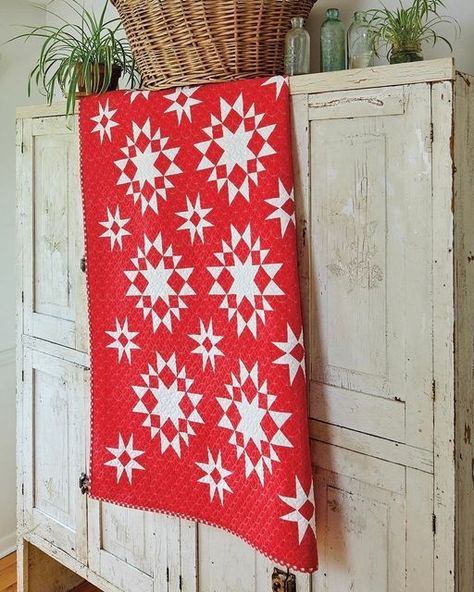 Blue Quilt Patterns, Two Color Quilts, White Quilts, Red And White Quilts, Medallion Quilt, Red Quilts, Quilt Designs, Antique Quilts, White Quilt