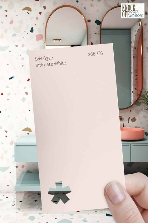 Intimate White Nursery, Intimate White Paint, Pink Paint Colors Sherwin Williams, Sherwin Williams Intimate White, Pink Paint Color, Intimate White, Nursery Design Ideas, Pink Paint Colors, Contemporary Design Style