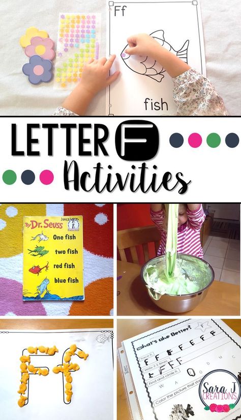 Letter F Activities, F Activities, Letter I Activities, Letter W Activities, Letter F Craft, Letter J Activities, Kindergarten Sensory, Letter B Activities, Sensory Art