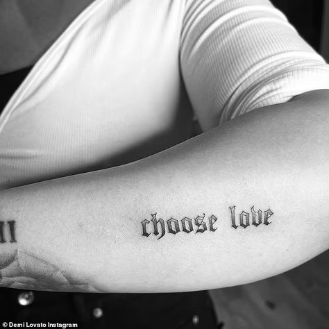 Demi Lovato Tattoos, Survivor Tattoo, Black And Grey Rose, Matching Tattoo, Latest Instagram, Choose Love, Non Binary, Love Always, Demi Lovato