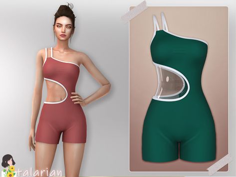 One Shoulder Romper, Sims 4 Men Clothing, The Sims 4 Custom Content, The Sims 4 Skin, Pelo Sims, Sims 4 Cc Shoes, Free Sims 4, Sims 4 Teen, Sims 4 Dresses