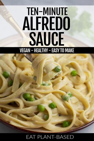 Vegan Pasta Recipes Homemade, Cashew Alfredo Sauce, Cashew Alfredo, Healthy Alfredo Sauce, Vegan Alfredo Sauce, Vegan Alfredo, Oil Free Vegan Recipes, Plant Based Recipes Dinner, Roasted Vegetables Oven